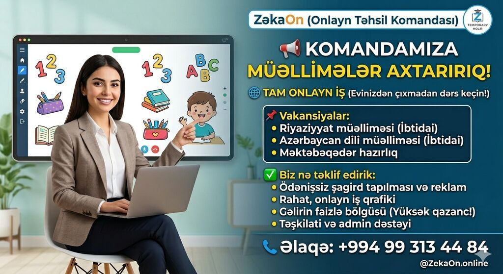 Məktəbəqədər və ibtidai sinif hazırlığı, Azərbaycan dili, Onlayn