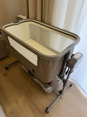 Oğlan və qız üçün, Dördbucaq, Beşik, Dəstsiz, Matras ilə, Yellənmə mexanizm ilə - şəkil 3