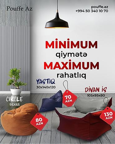 Yeni, Pufik-kreslo, Kredit yoxdur, Ödənişli çatdırılma - şəkil 4