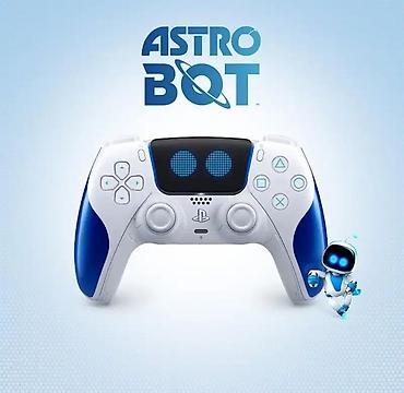 Limited Edition DualSense PS5 Astro Bot. Qutusu var ideal vəziyətdədir - şəkil 3