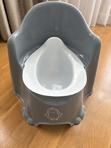 Uşaq tualeti – rahat oturacaqla - Rəng: boz gövdə, ağ çıxarılan qab - - şəkil 2