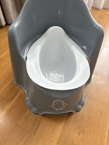 Uşaq tualeti – rahat oturacaqla - Rəng: boz gövdə, ağ çıxarılan qab - - şəkil 3