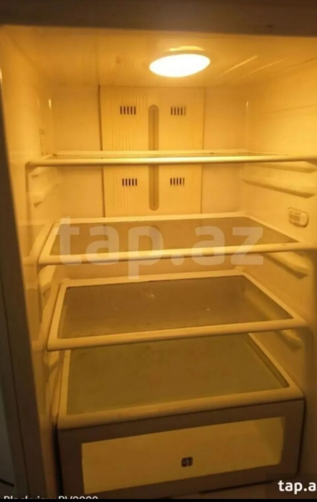 İşlənmiş 2 qapılı Samsung Soyuducu Satılır, rəng - Ağ, Təkərli