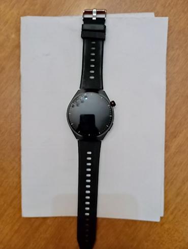 Ağıllı saat – dairəvi dizayn, silikon qayış və yan tərəfdə funksional - şəkil 3