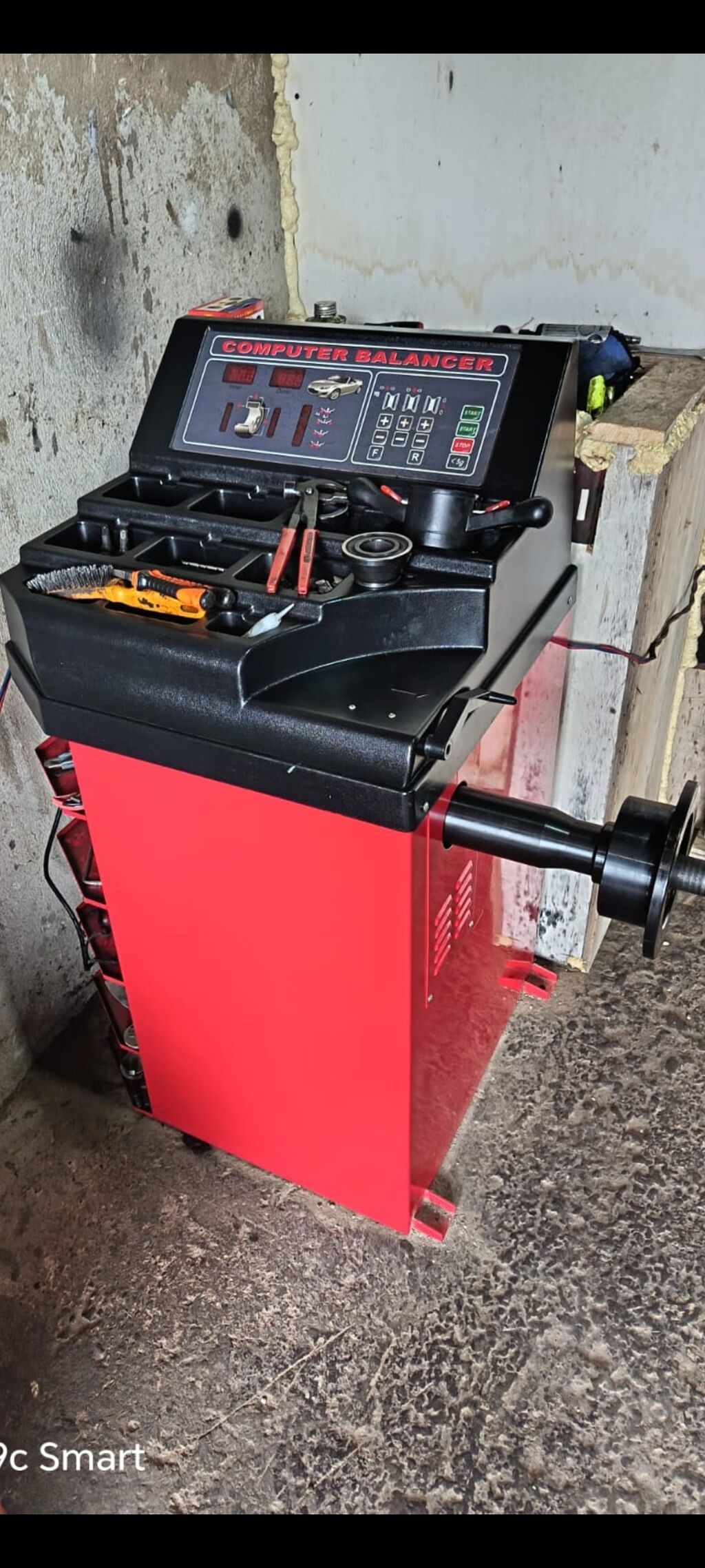 Təkər servisi üçün avadanlıq paketi - Kompüter balanslaşdırma