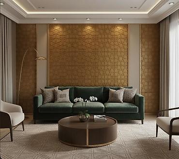 3D panel /gips. Dekorativ divar panelləri – Şərq motivli relyef - şəkil 3