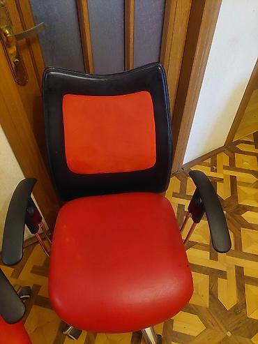 Erqonomik bərbər kresloları 4 ədəd - Oturacaq və bel hissəsi yumşaq - şəkil 5