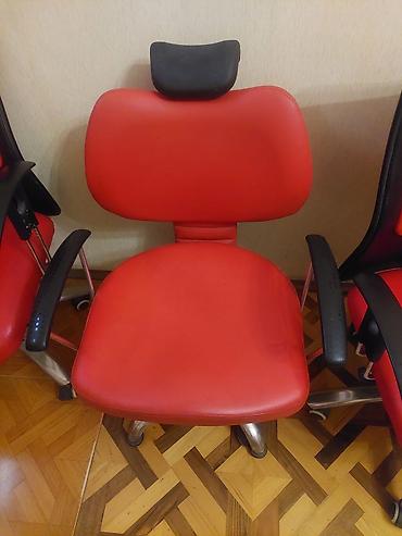 Erqonomik bərbər kresloları 4 ədəd - Oturacaq və bel hissəsi yumşaq - şəkil 4