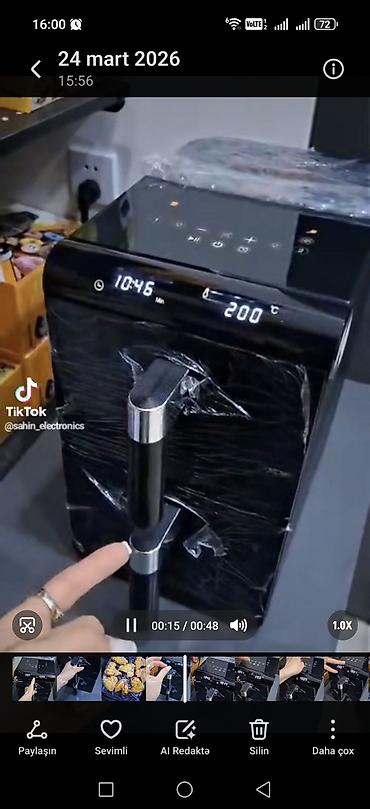 Fritoz Yağsız l, Yeni, Ödənişli çatdırılma - şəkil 2