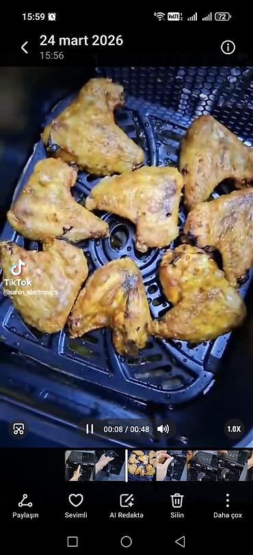 Fritoz Yağsız l, Yeni, Ödənişli çatdırılma - şəkil 3