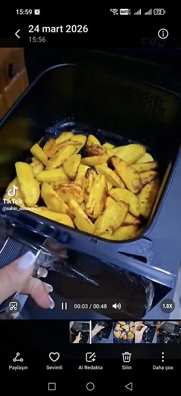 Fritoz Yağsız l, Yeni, Ödənişli çatdırılma - şəkil 4