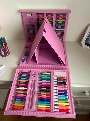 208 hissədən ibarət "Super Mega Art Set" dəsti, uşaqların - şəkil 3