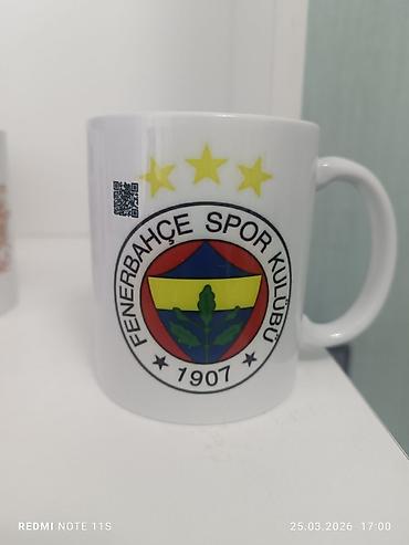 Fincanlar, rəng - Ağ, Keramika, 1 əd - şəkil 3