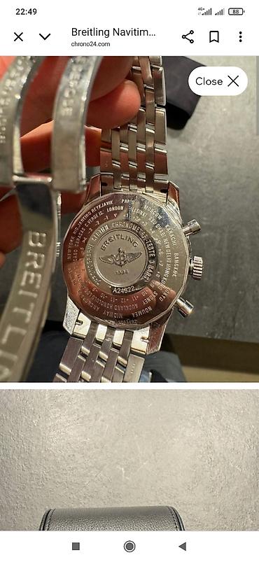 Qol saatı, Breitling, rəng - Qara - şəkil 5