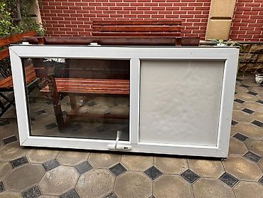 Uzunluğu 1.90 Eni 0.90 Çərçivəsi Yoxdur PVC sürgülü pəncərə/qapı - şəkil 4