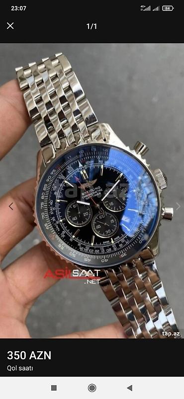 Qol saatı, Breitling, rəng - Qara - şəkil 4