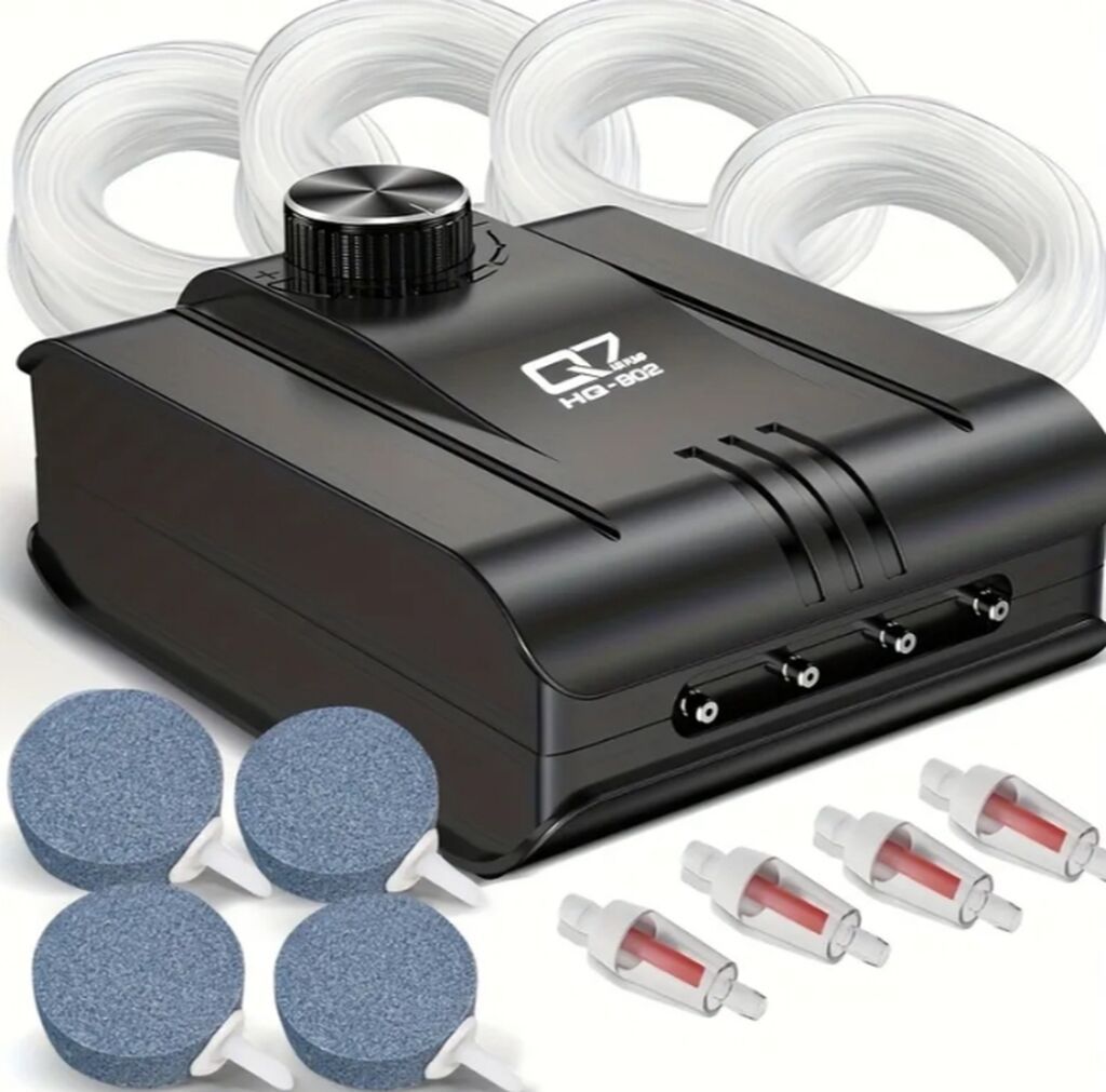 Akvaryum üçün hava nasosu dəsti – Q7 Air Pump HQ-902 Xüsusiyyətlər: -