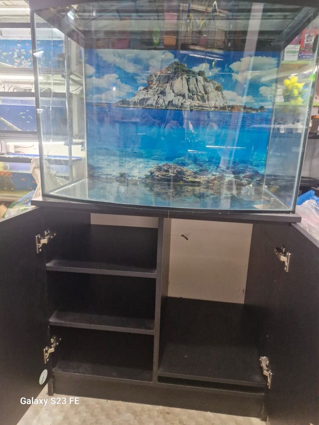 Akvarium-şkaf, Boş, 210 l, Pulsuz çatdırılma, Ödənişli çatdırılma