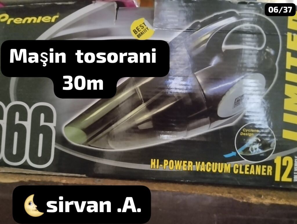 Maşın tozsoranı – Premier markası, HI-POWER VACUUM CLEANER