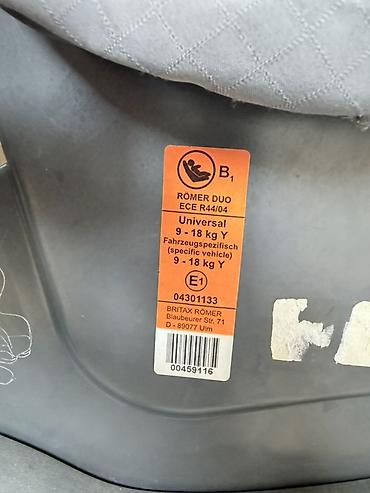 Britax Römer DUO avtomobil uşaq oturacağı - Sertifikat: ECE R44/04 - - şəkil 2