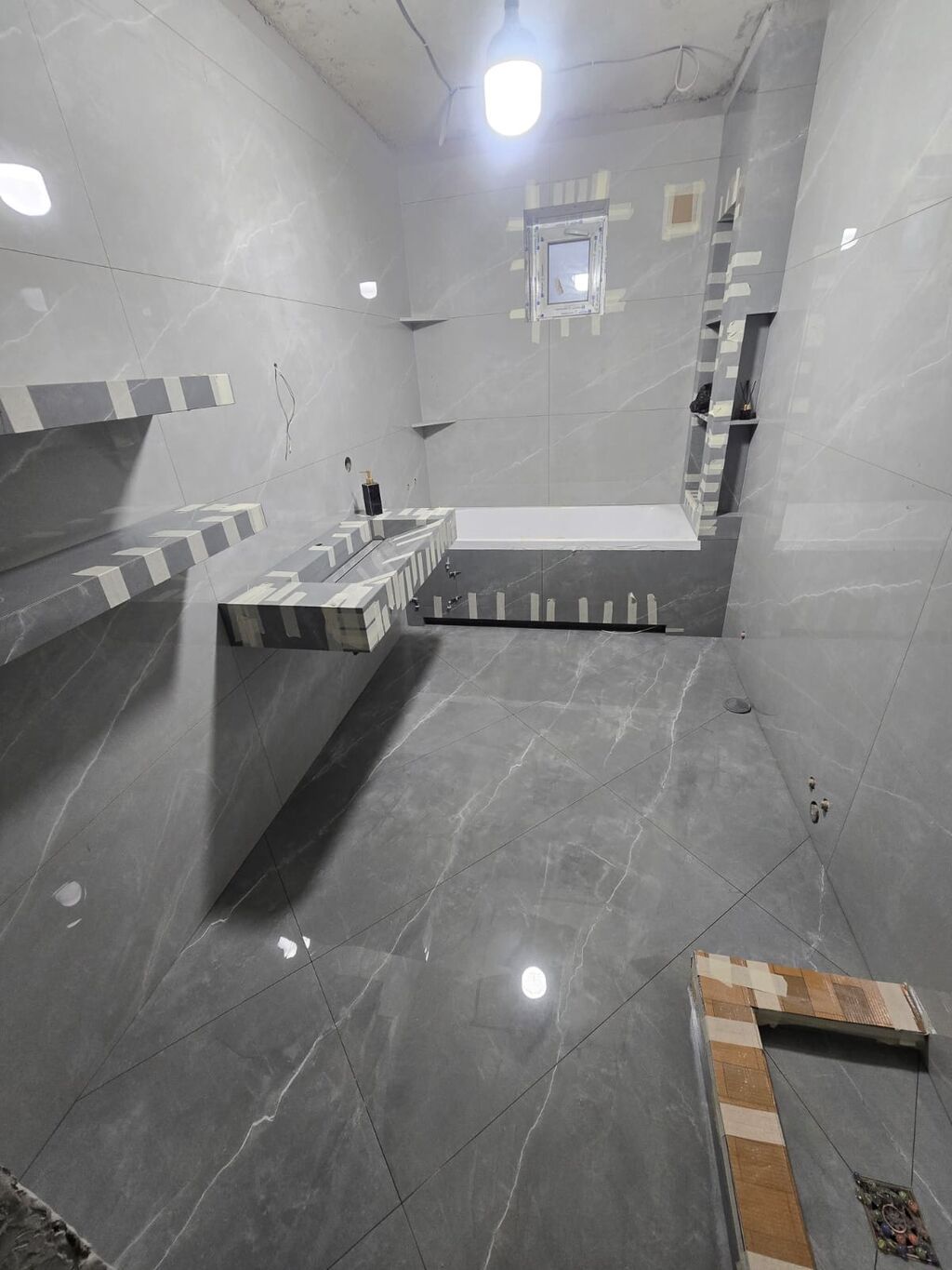 Kafel metlaq ve keromaqranit islerinin tamamalayiram hamam saunazel