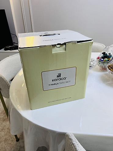 Satılır Təzədi Karopkadadı 50 azn tort qabı birdə 6 ədəd qabları - şəkil 4