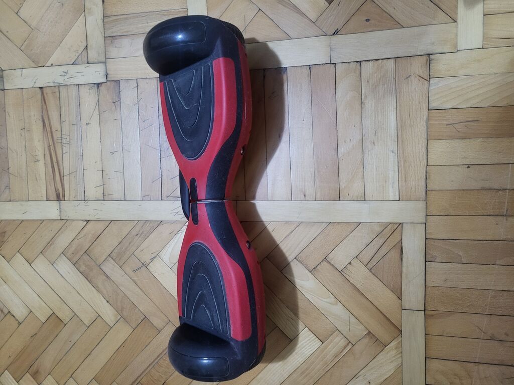 Özünü tarazlayan elektrikli hoverboard/skuter - Rəng: qırmızı-qara -