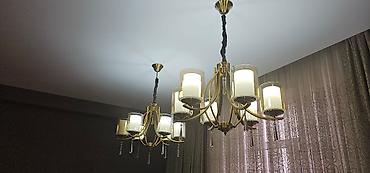 Çılçıraq, 6 lampa, Metal - şəkil 2