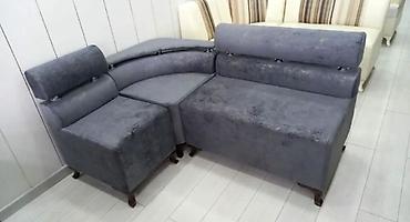 Künc divan, İşlənmiş, Bazalı, Vеlur parça, Çatdırılma yoxdur - şəkil 2