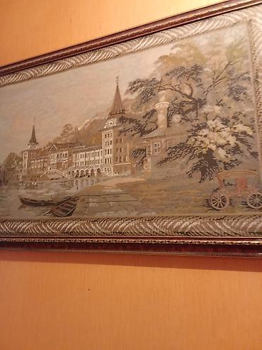 Divar üçün iri ölçülü pano/tablo – şəhər mənzərəsi - Mövzu: çay/kanal - şəkil 2