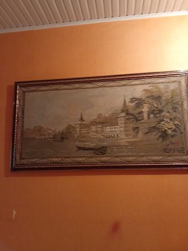 Divar üçün iri ölçülü pano/tablo – şəhər mənzərəsi - Mövzu: çay/kanal - şəkil 3