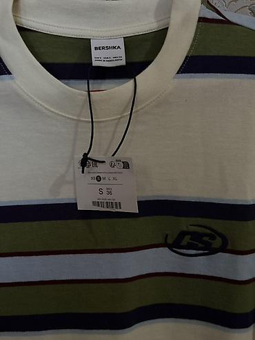 Futbolka, Bershka, S, rəng - Ağ - şəkil 4