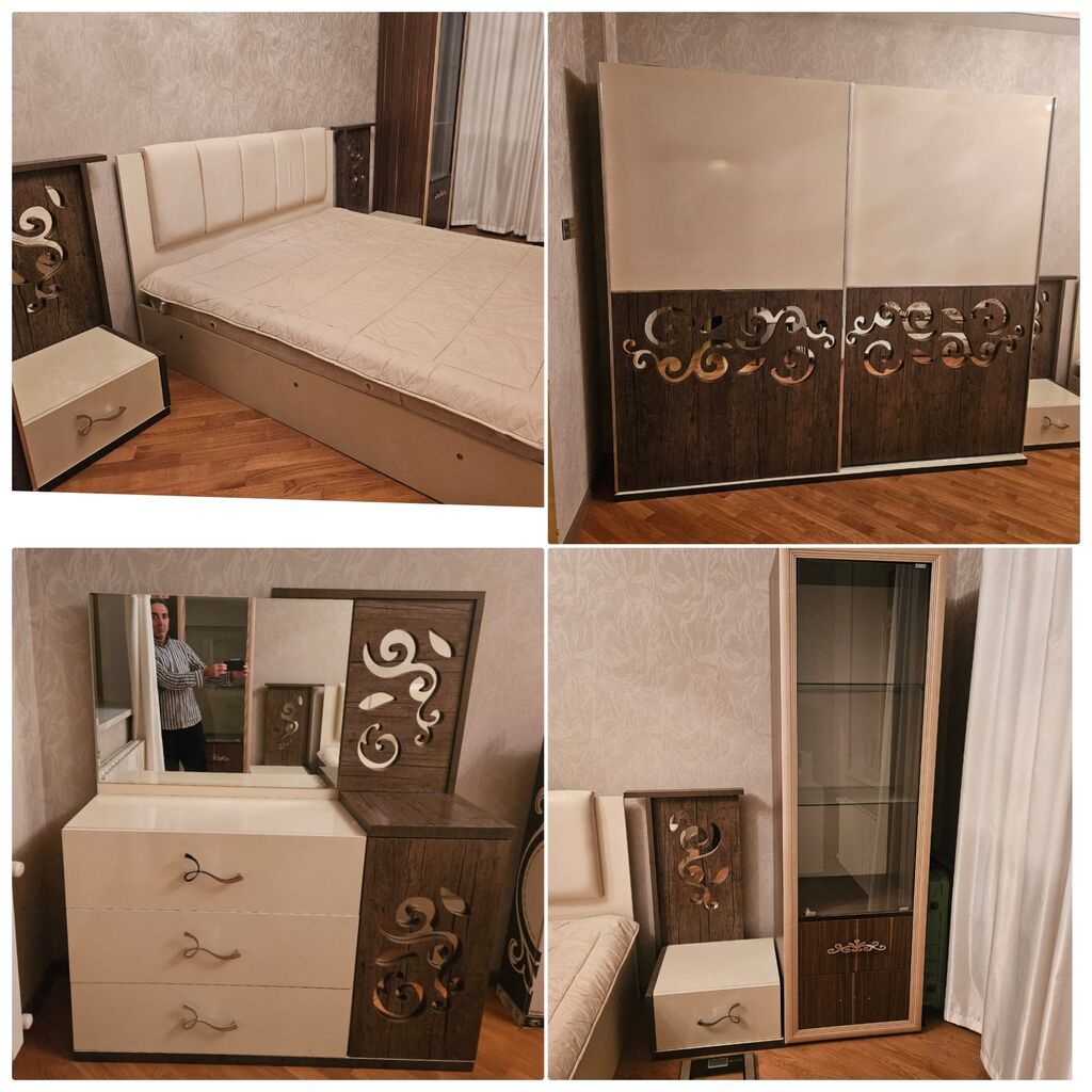 İkinəfərlik çarpayı, Dolab, Termo, 2 tumba, İşlənmiş