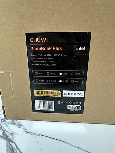 CHUWI GemiBook Plus noutbuku TƏZƏ pakovka! - Ekran: 15.6 düym - şəkil 5