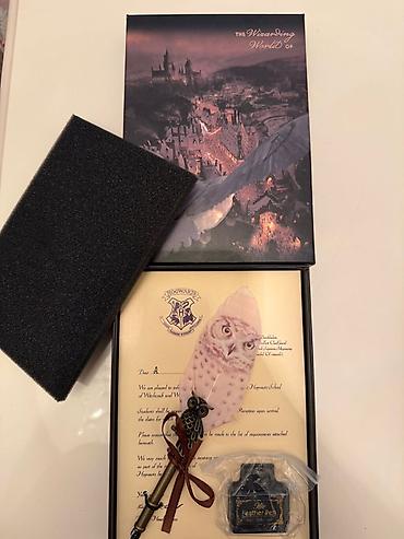 Harry potter yazi desti Qutu tərkibi: - Tük formalı dip qələm - şəkil 2