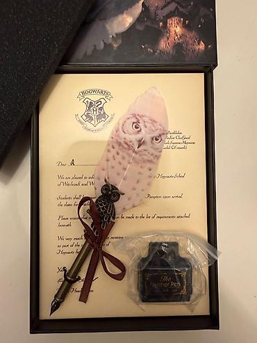 Harry potter yazi desti Qutu tərkibi: - Tük formalı dip qələm - şəkil 4