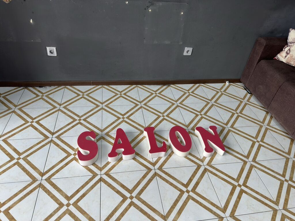 Həcmli “SALON” hərfləri – reklam/işarələmə üçün I - Komplekt: S, A