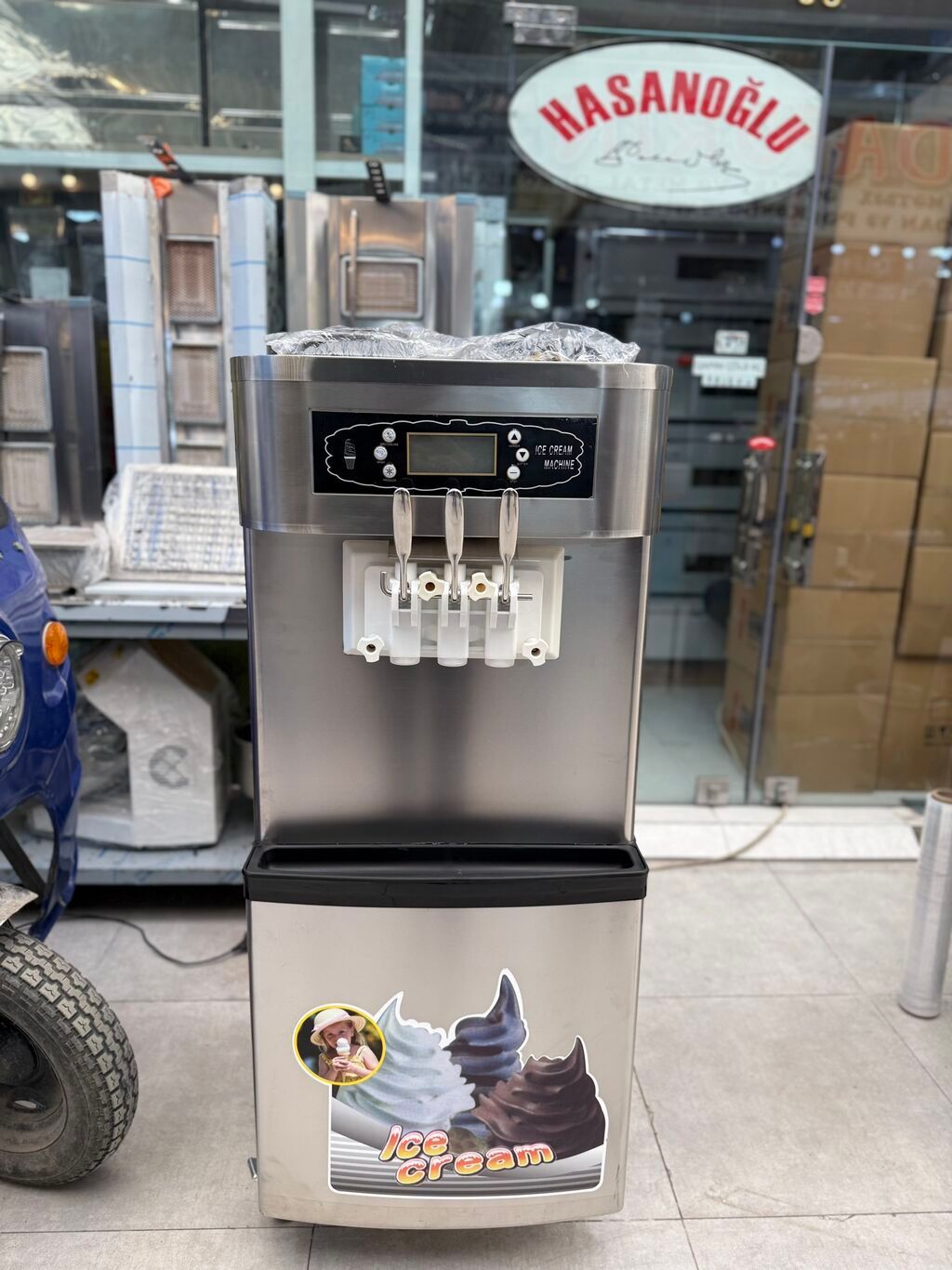 🔹Marojna aparatı Ayaqlı model 🔹Dondurma aparatı 🔹🇮🇹 Italian soyutma