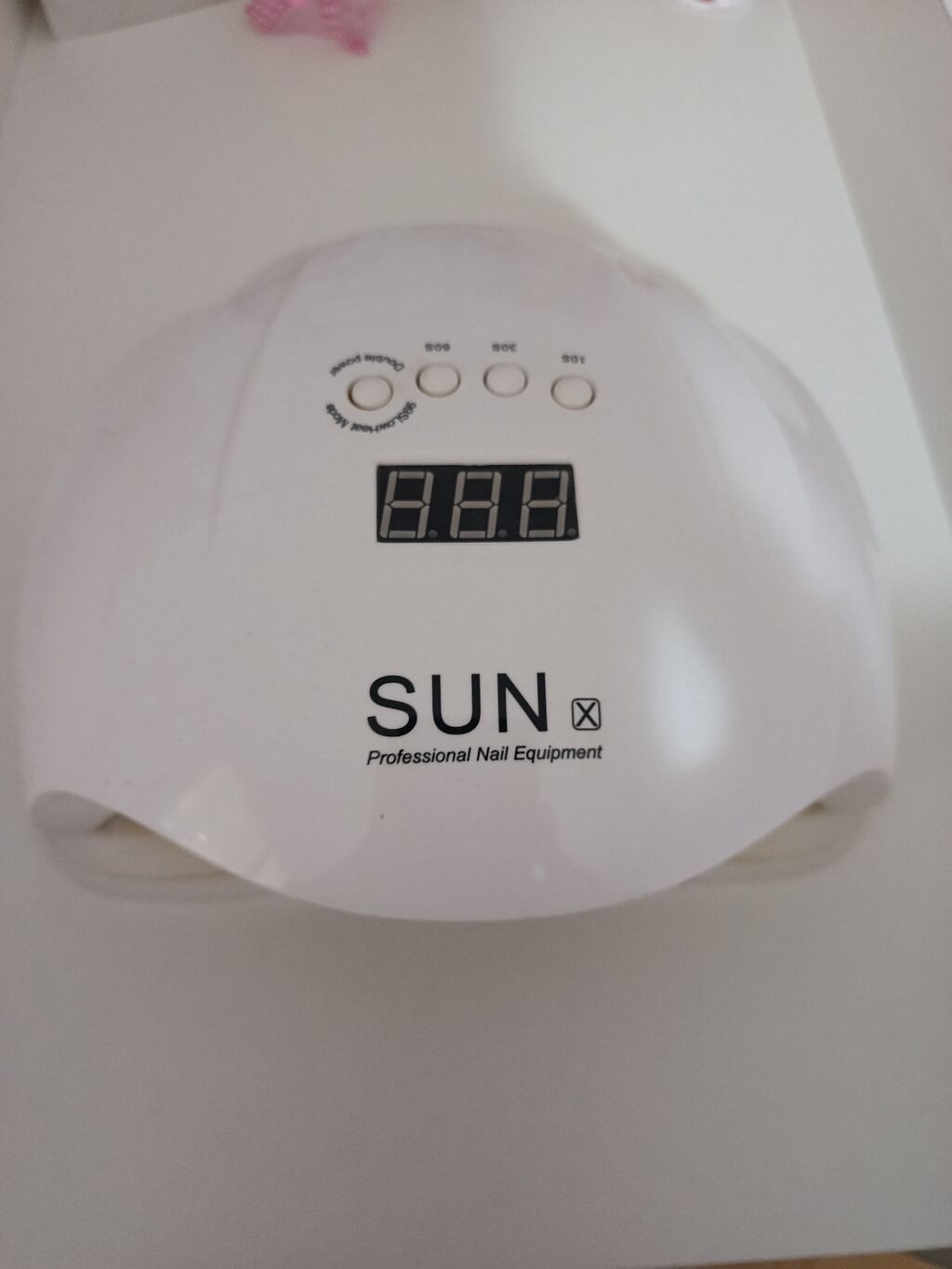 SUN X UV/LED dırnaq lampası – originaldır, bu işlə daha məşğul