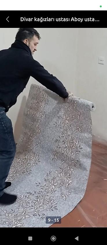 Aboy ustası malyar ustası emusiya şpoklyovka ustası laminat ustası - şəkil 3