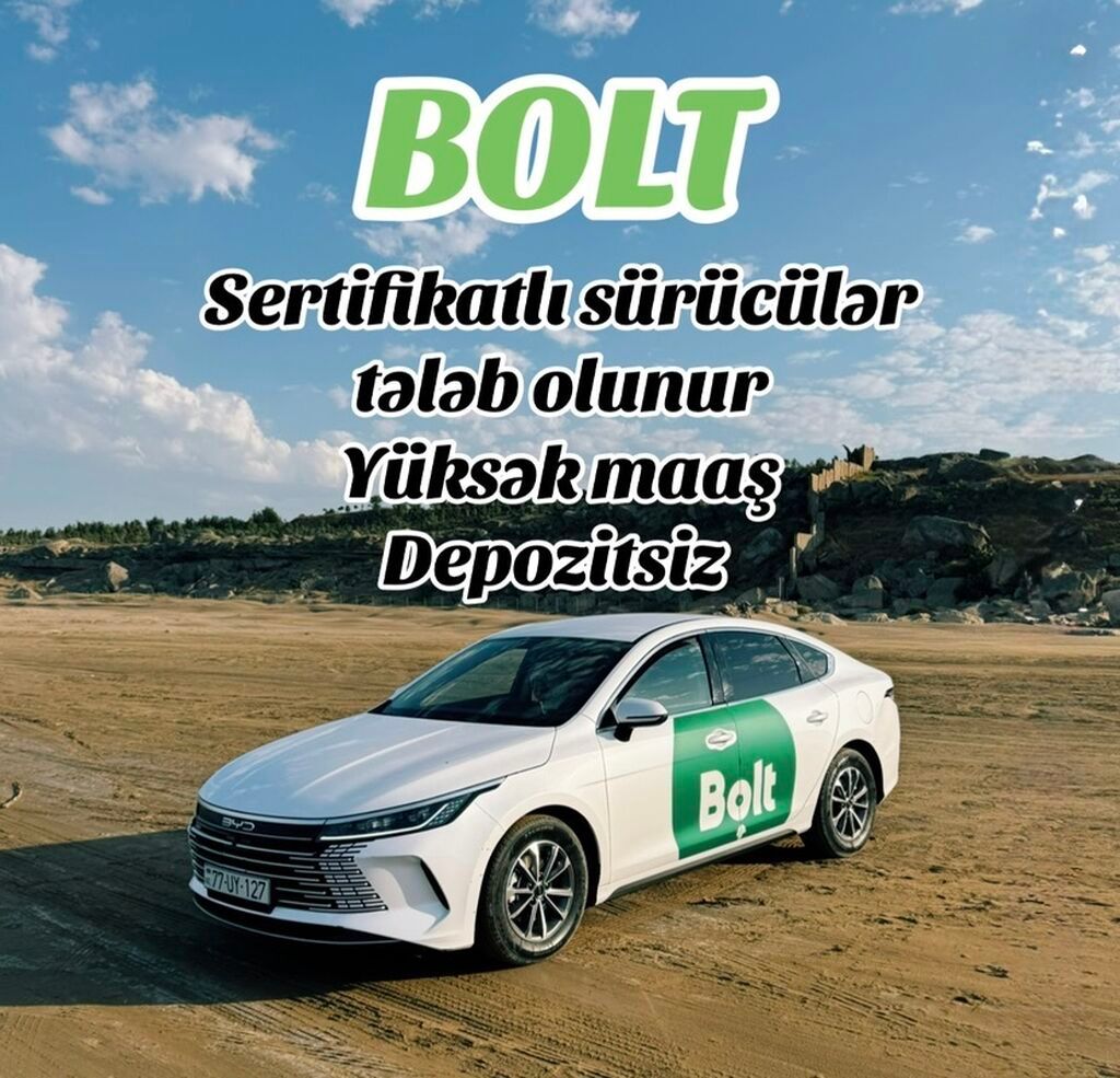 Taksi sürücüsü tələb olunur, Nəqliyyat təmin edilir, Həftəlik ödəniş, 6 ildən artıq təcrübə