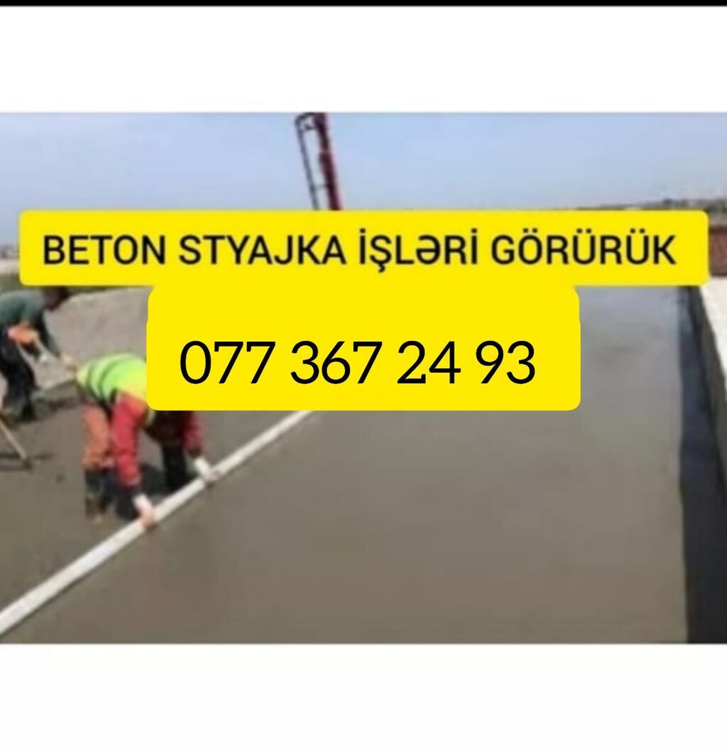 Beton, monolit ustası, 5 ildən artıq təcrübə, Tam iş günü