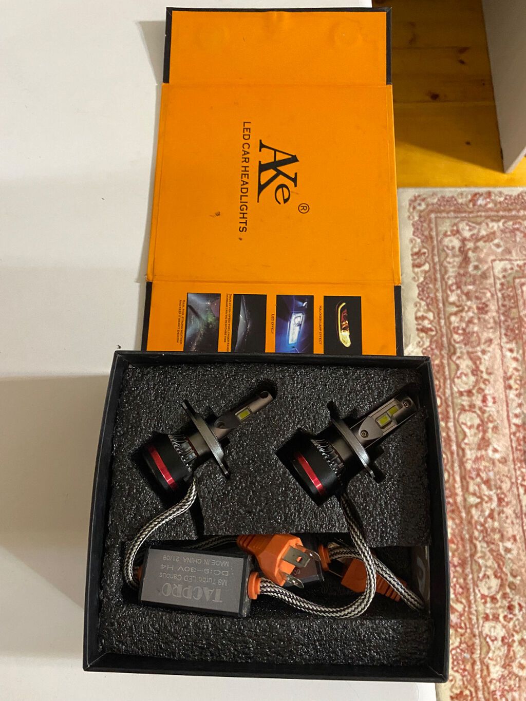 Təzə 15-20 dəyqə üzərində olub orjinal,görüntü effekti 6000k dalni