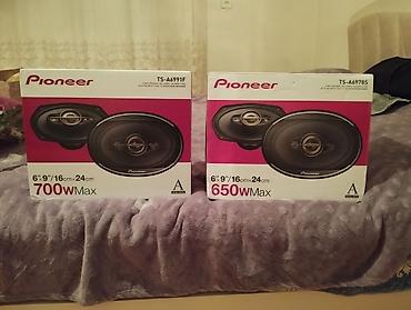 Pioneer avtomobil akustikası – 6"x9" (16x24 sm) oval arxa akustik - şəkil 2
