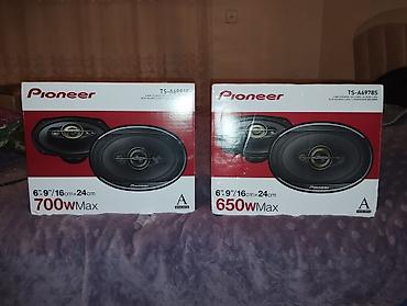 Pioneer avtomobil akustikası – 6"x9" (16x24 sm) oval arxa akustik - şəkil 3
