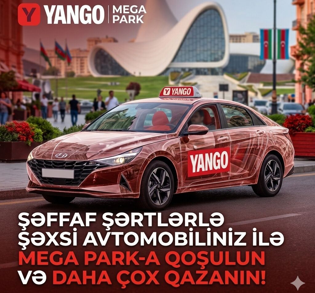 Taksi sürücüsü tələb olunur, Şəxsi nəqliyyat vasitəsi ilə, Saatlıq ödəniş