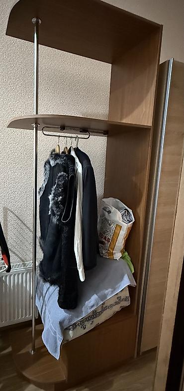 Giriş üçün asma paltar dolabı - Material: ağac dekora malik laminat - şəkil 3