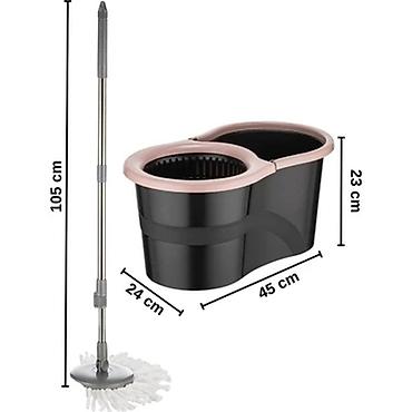 Spin mop dəsti – iki bölməli vedrə və teleskopik sap Xüsusiyyətlər: - - şəkil 4