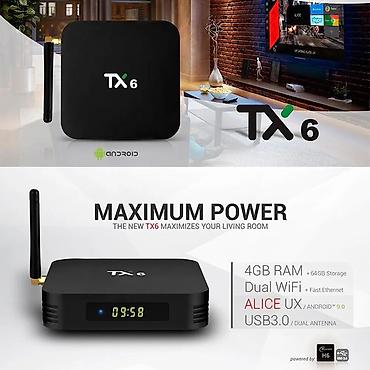 Yeni Smart TV boks 4 GB / 64 GB, Android, Ünvandan götürmə, Pulsuz çatdırılma, Ödənişli çatdırılma - şəkil 4