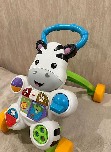 Fisher-Price zebra formalı uşaq gəzdiricisi və interaktiv fəaliyyət - şəkil 3
